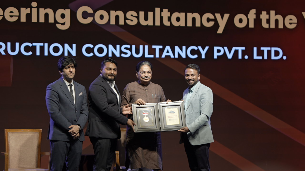 Anvaya team receiving the Times Network Business Excellence Award 2026